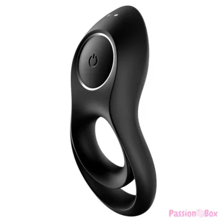 SATISFYER - LEGENDARY DUO RING VIBRATOR BLACK