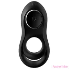 SATISFYER - LEGENDARY DUO RING VIBRATOR BLACK