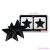 COQUETTE CHIC DESIRE - NIPPLE COVERS BLACK STARS