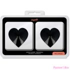 COQUETTE CHIC DESIRE - NIPPLE COVERS BLACK HEARTS