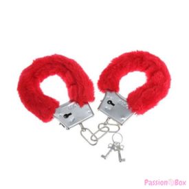 DIABLO PICANTE - PLEASURE FURRY HANDCUFFS RED