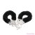 DIABLO PICANTE - PLEASURE FURRY HANDCUFFS BLACK