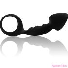 OHMAMA - RIBBED ANAL PLUG WITH RING