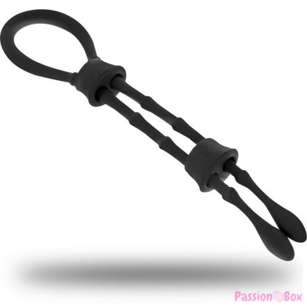 OHMAMA FETISH - SILICONE CORD-COCK AND TESTICLES RING