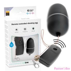 ONLINE - REMOTE CONTROLLED VIBRATING EGG BLACK