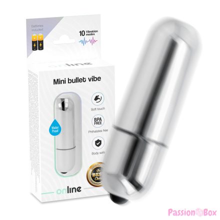 ONLINE - MINI BULLET VIBE SILVER