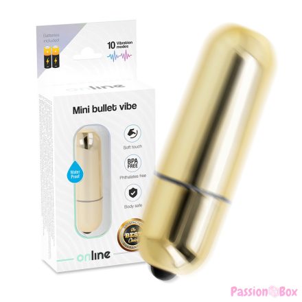 ONLINE - MINI BULLET VIBE GOLDEN