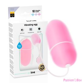 ONLINE - WATERPROOF VIBRATING EGG PINK