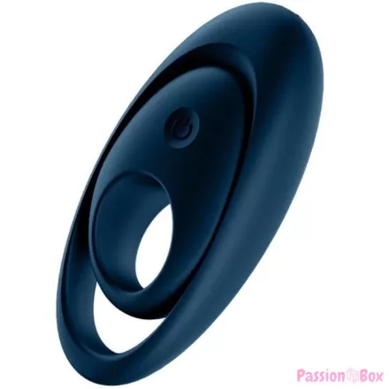 SATISFYER - GLORIOUS DUO RING VIBRATOR BLUE