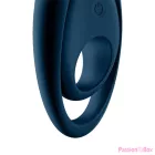 SATISFYER - GLORIOUS DUO RING VIBRATOR BLUE