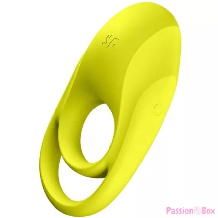 SATISFYER - SPECTACULAR DUO RING VIBRATOR YELLOW
