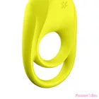SATISFYER - SPECTACULAR DUO RING VIBRATOR YELLOW