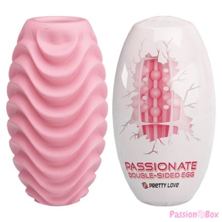 PRETTY LOVE - PINK DOUBLE SIDED MASTURBATOR EGG