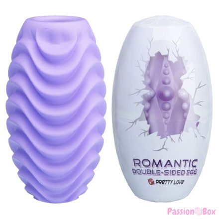 PRETTY LOVE - DOUBLE SIDED LILAC MASTURBATOR EGG
