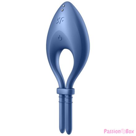 SATISFYER - BULLSEYE RING VIBRATOR APP BLUE
