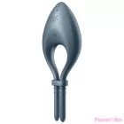 SATISFYER - BULLSEYE RING VIBRATOR APP GREY