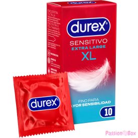 DUREX - SENSITIVE XL CONDOMS EXTRA LARGUE 10 UNITS