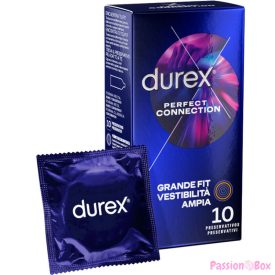   DUREX - PERFECT CONNECTION SILICONE EXTRA LUBRIFICATION 10 UNITS