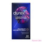 DUREX - PERFECT CONNECTION SILICONE EXTRA LUBRIFICATION 10 UNITS