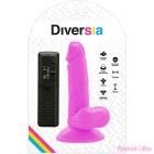 DIVERSIA - FLEXIBLE VIBRATING DILDO PURPLE 17 CM -O- 3.3 CM