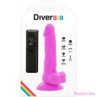 DIVERSIA - FLEXIBLE VIBRATING DILDO PURPLE 18 CM -O- 4 CM
