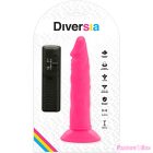 DIVERSIA - FLEXIBLE VIBRATING DILDO PINK 23 CM -O- 4.3 CM