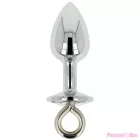 OHMAMA FETISH METAL BUTT PLUG WITH RING