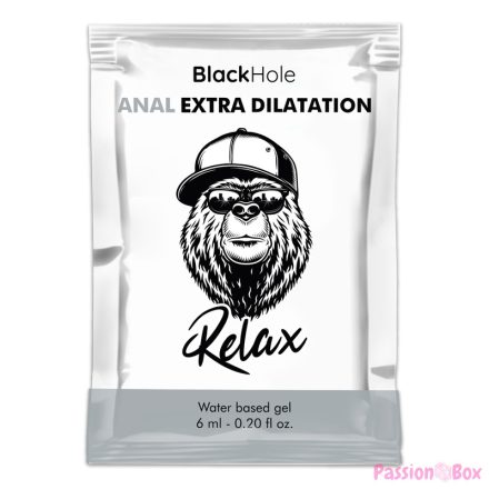 BLACK HOLE - WATER BASED GEL EXTRA DILATATION 6 ML SINGLE DOSE