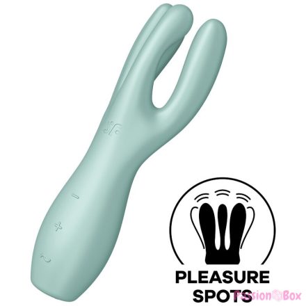 SATISFYER - THREESOME 3 VIBRATOR MINT
