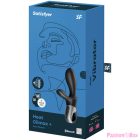 SATISFYER - HEAT CLIMAX+ ANAL VIBRATOR APP BLACK