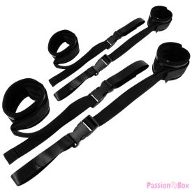 OHMAMA FETISH NYLON AND VELCRO RESTRAINT HANDCUFFS