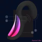 LELO - ENIGMA CRUISE DOUBLE STIMULATION SONIC MASSAGER BLACK