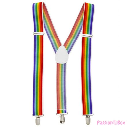 PRIDE - LGBT FLAG SUSPENDERS