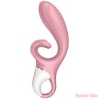 SATISFYER - HUG ME RABBIT VIBRATOR APP PINK
