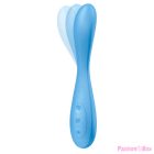 SATISFYER - G-SPOT FLEX 4+ MULTI VIBRATOR APP BLUE