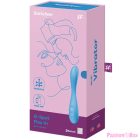 SATISFYER - G-SPOT FLEX 4+ MULTI VIBRATOR APP BLUE