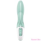 SATISFYER - AIR PUMP BUNNY 5+ INFLATABLE RABBIT VIBRATOR APP GREEN