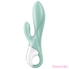 SATISFYER - AIR PUMP BUNNY 5+ INFLATABLE RABBIT VIBRATOR APP GREEN