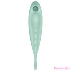 SATISFYER - TWIRLING PRO+ AIR PULSE STIMULATOR & VIBRATOR APP GREEN