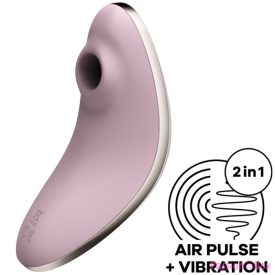   SATISFYER - VULVA LOVER 1 AIR PULSE STIMULATOR & VIBRATOR VIOLET