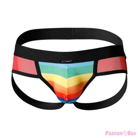 CUT4MEN - JOCKSTRAP RAINBOW XL