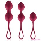 CICI BEAUTY - PREMIUM SILICONE 3 VIBRATING KEGEL BEADS REMOTE CONTROL