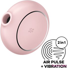   SATISFYER - PRO TO GO 3 DOUBLE AIR PULSE STIMULATOR & VIBRATOR PINK