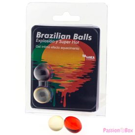 TALOKA - 2 BRAZILIAN BALLS SUPER HOT EFFECT EXCITING GEL
