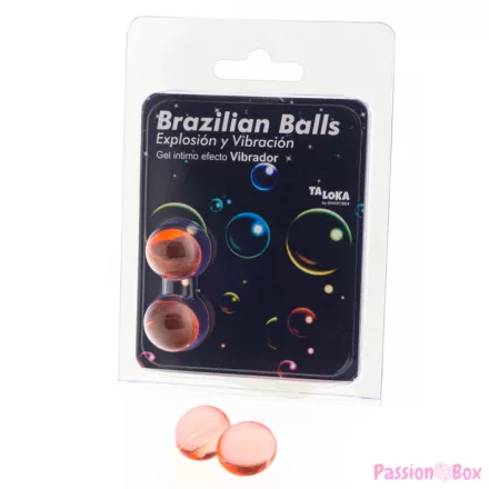 TALOKA - 2 BRAZILIAN BALLS VIBRATING EFFECT EXCITING GEL