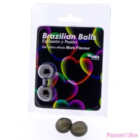 TALOKA - 2 BRAZILIAN BALLS MORE FLAVOUR EFFECT EXCITING GEL