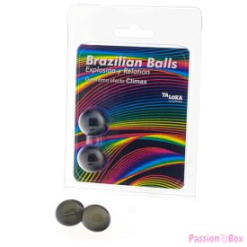 TALOKA - 2 BRAZILIAN BALLS CLIMAX EFFECT EXCITING GEL