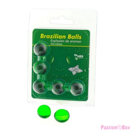 TALOKA - 5 BRAZILIAN BALLS MINT INTIMATE GEL