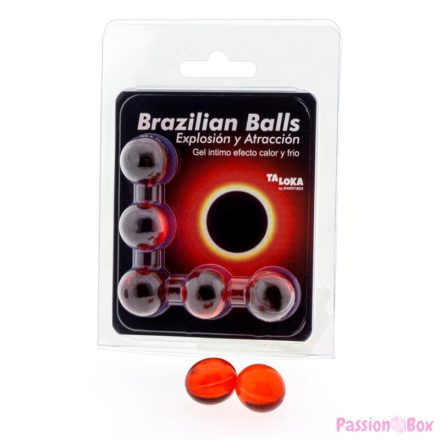 TALOKA - 5 BRAZILIAN BALLS HOT & COLD EFFECT EXCITING GEL