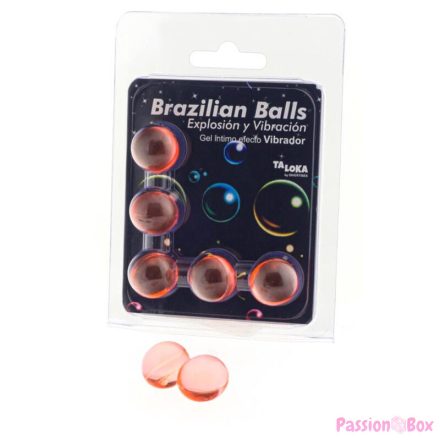TALOKA - 5 BRAZILIAN BALLS VIBRATING EFFECT EXCITING GEL